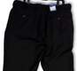 NWT Mens Black Flat Front Slash Pocket Straight Leg Dress Pants Size 40X30 image number 4