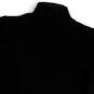 Womens Black Knitted Long Sleeve Mock Neck Classic Pullover Sweater Sz XS image number 4