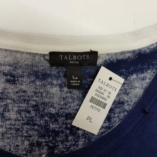 Talbots Long Sleeve Button Down Cardigan Sweater Women's Petite Size LP NWT image number 3
