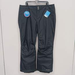 Columbia Women's Omni Tech Heat Reflective Black Pants Size 2X W/Tags