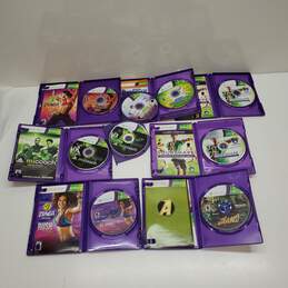 Untested Xbox 360 Kinect Games Lot of 7 - Your Shape Zumba Fitness Rush + More alternative image