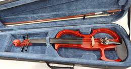 Cecilio Brand 4/4 Full Size Red Electric Violin w/ Case and Bow