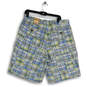 NWT Womens Multicolor Plaid Flat Front Slash Pocket Bermuda Shorts Size 36 image number 2