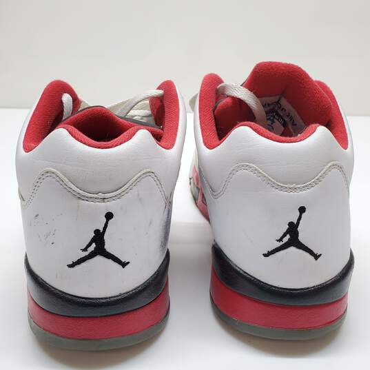 Nike Jordan 5 Retro Low Fire Red Men's Sneakers Size 11 image number 5