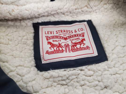Levi Strauss & Co. Blue/Yellow Comfortable Jacket image number 4