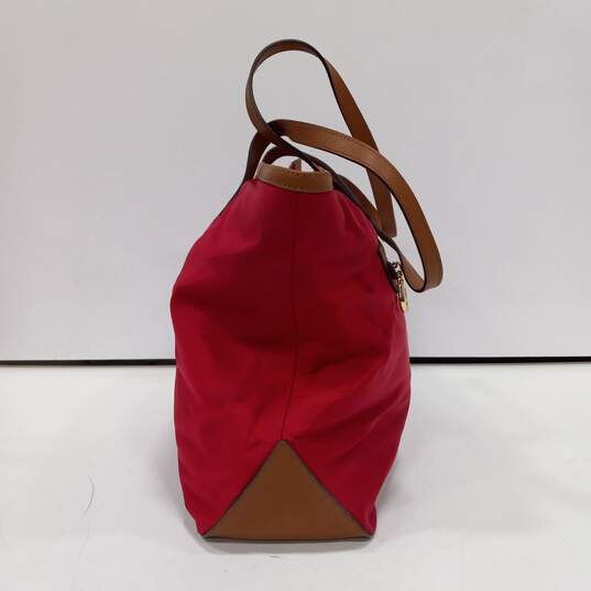 Michael Kors Red Nylon Tote Bag image number 3