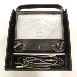 Vintage Simpson Model 389 Therm-O-Meter W/ Case & Manual