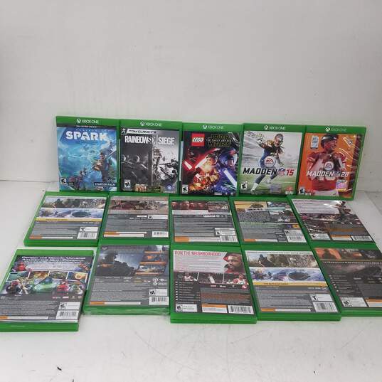 Lot of 15 Microsoft Xbox One Video  Games image number 2