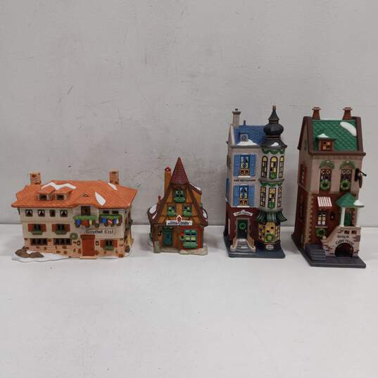 Bundle of Five Heritage Village Collection Christmas Decorations image number 1