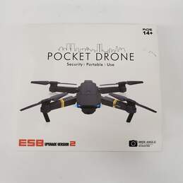 Pocket Drone L800 ES8 2 Wide Angle 720P HD Camera /Untested