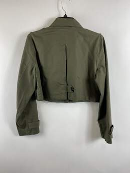 Simply Vera Women Cropped Green Military Jacket M alternative image