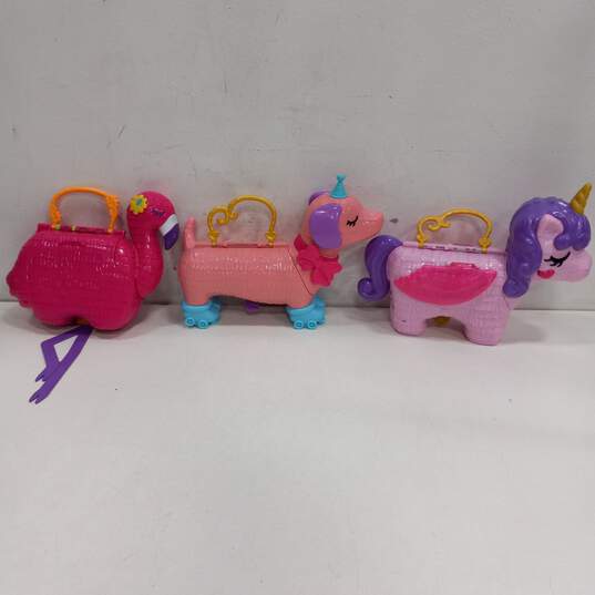 3pc Set of Assorted Polly Pocket Playsets image number 8