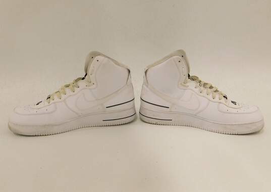 Nike Air Force 1 High Dual Air White Black Men's Shoe Size 14 image number 6