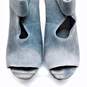 Michael Kors Grey Platform Heels Size 7 image number 6