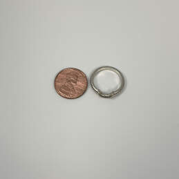 Designer Pandora S925 ALE Sterling Silver CZ Crescent Moon Beaded Ring alternative image