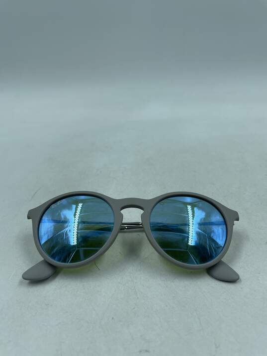 Ray-Ban Round Mirrored Gray Sunglasses image number 1
