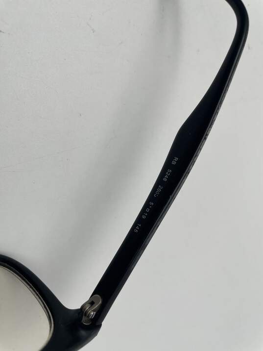 Authentic Unisex 5248-2000 Clear Lenses Black Frame Full Rim Eyeglasses image number 5