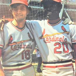 1976 HOF Lou Brock/Keith Hernandez SSPC #590 St Louis Cardinals alternative image
