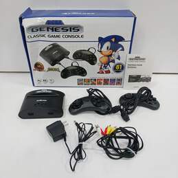 SEGA Genesis Classic Game Console In Box w/ Accessories