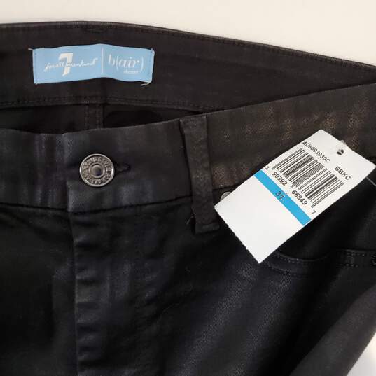 7 For All Mankind B Air Black Jeans NWT Size 31 image number 3