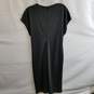 Halogen Women's Black Modal Twist Front Sheath Dress Size 1 image number 2