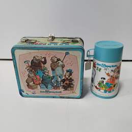 Vintage Disney Metal Lunch Box And Thermos alternative image