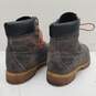Timberlands Premium Hairy Suede 6 Inch Gray Boots Men's Size 11 M image number 4