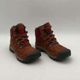 Mens Kaci III 1026718 Brown Red Waterproof Lace Up Hiking Boots Size 8 alternative image