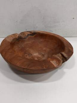 Tuckahoe Hardwood Natural Teak Wood Bowl