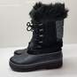 Khombu Nordic 2 Tall Faux Fur Winter Snow Boots Black Size 10 image number 3