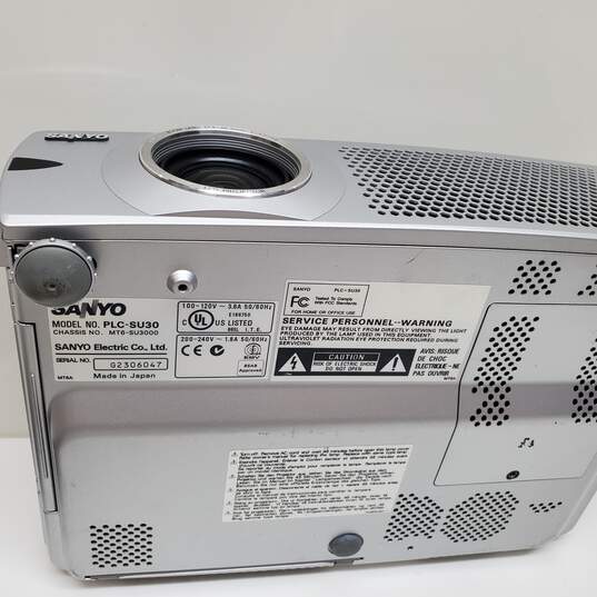 VTG. SANYO PLC-SU30 LCD SVGA Portable Projector W/Remote Untested P/R image number 3