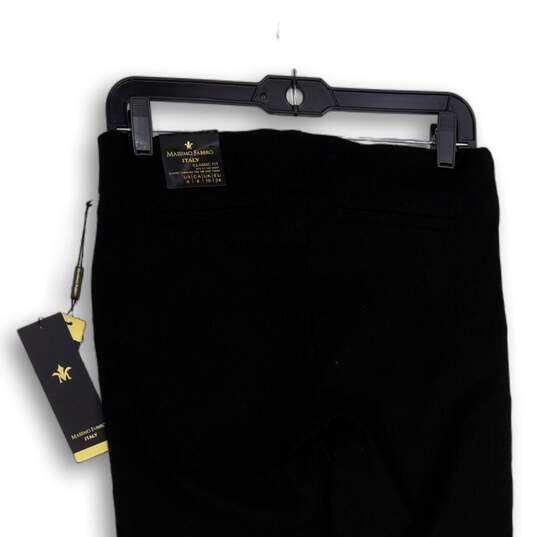 NWT Womens Black Flat Front Zipper Pocket Skinny Leg Ankle Pants Size 6 image number 4