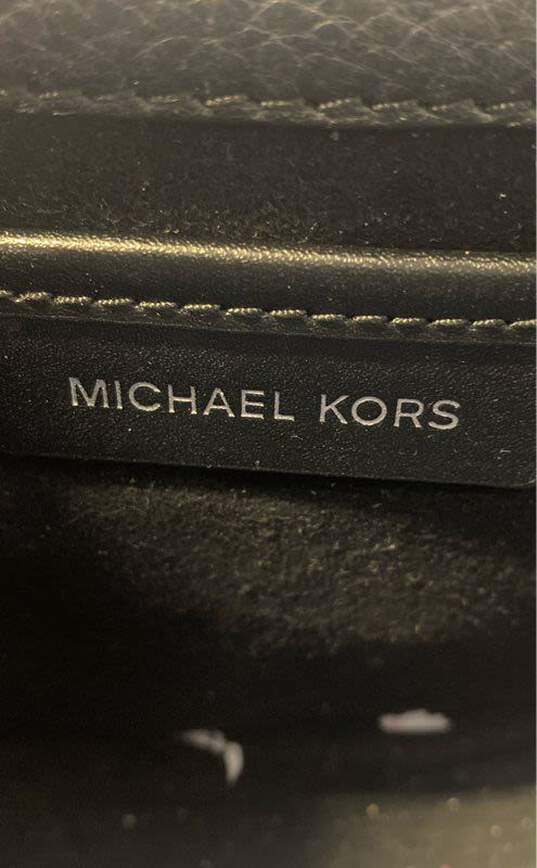 Michael Kors Leather Jayne Small Trunk Bag Black image number 5