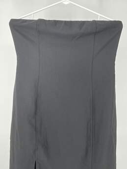 Forever 21 Womens Black Strapless Side Slit Mini Dress Size M T-0528185-I alternative image