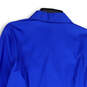 Womens Blue Long Sleeve Point Collar Regular Fit Button-Up Shirt Size 10 image number 4