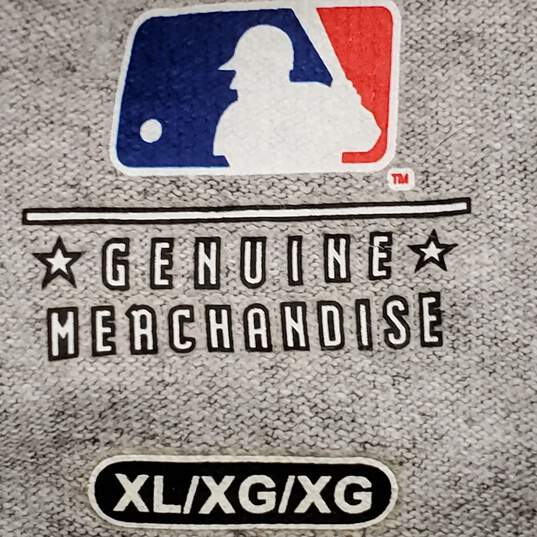 MLB Dodgers Men Grey Cutoff Tee XL NWT image number 4
