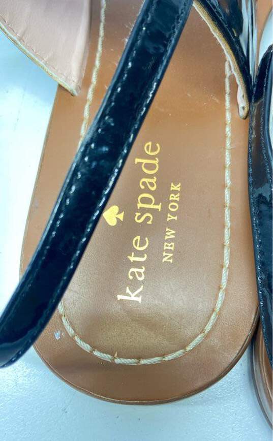 Kate Spade Black Thong Sandal Women 9 image number 6