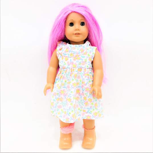 American Girl Doll W/ Pink Hair & Blue Eyes image number 1