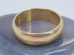 14K Gold Wide Wedding Band Ring 5.6g