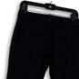Womens Black Flat Front Slash Pockets Straight Leg Chino Pants Size 25 image number 4