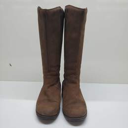 Ugg Seldon 1009201 Women's Tall Brown Leather Zipper Riding Boots Size 8.5 alternative image