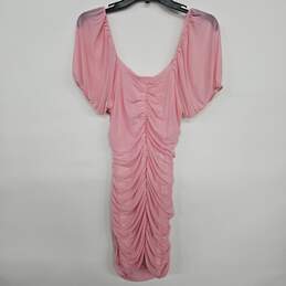 Pink Ruched Dress alternative image