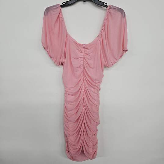 Pink Ruched Dress image number 2