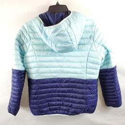 U.S Polo Assn. Women Blue Quilted Puffer Jacket M alternative image
