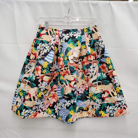 Bread n Butter WM's Graphic Flare Mini Skirt Size 0 image number 1
