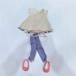 American Girl Isabelle Clothing Outfit Metallic Dress Tights Belt Flats Shoes