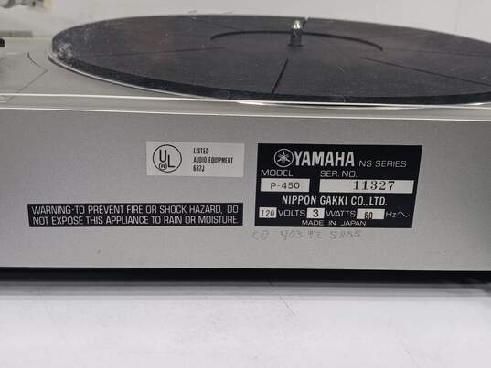 Yamaha FG Servo Full Automatic Turntable Record Player Model P-450 image number 4