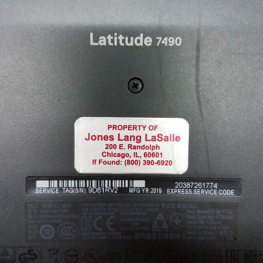 Dell Latitude 7490 14in Laptop Intel i5-8350U CPU 16GB RAM 256GB SSD image number 7