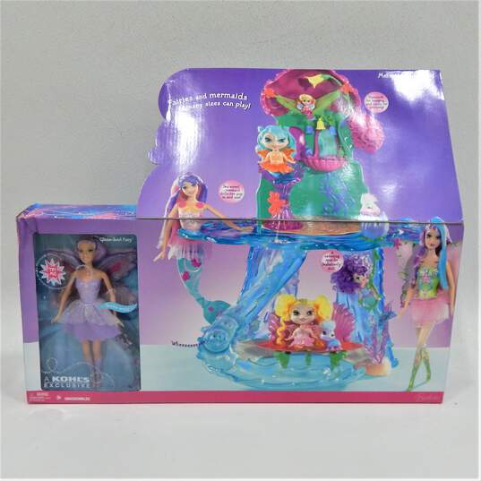 Mattel Kohl's Barbie Fairytopia Fantastic Mermaidia Playset K5584 Sealed IOB image number 1