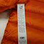 NWT Ten C Unisex Adults Orange Down Liner Full Zip Puffer Jacket Size 48 image number 5